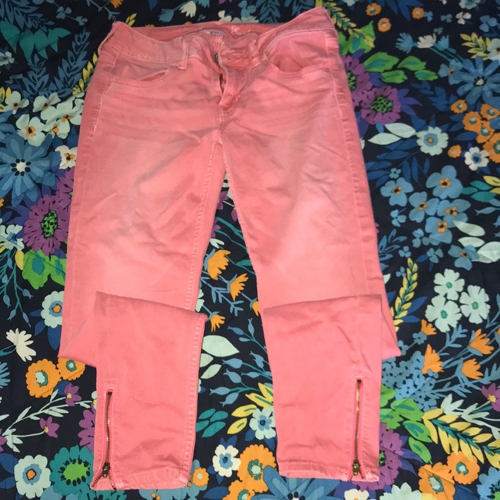 Pink American Eagle Jeggings!